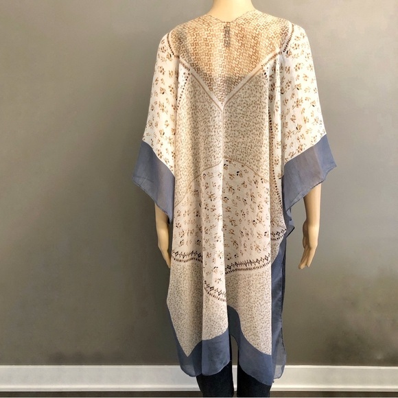 Denver Hayes Oversized Boho Festival Hippie Colorful Slouchy Lightweight Kimono. - Picture 4 of 9